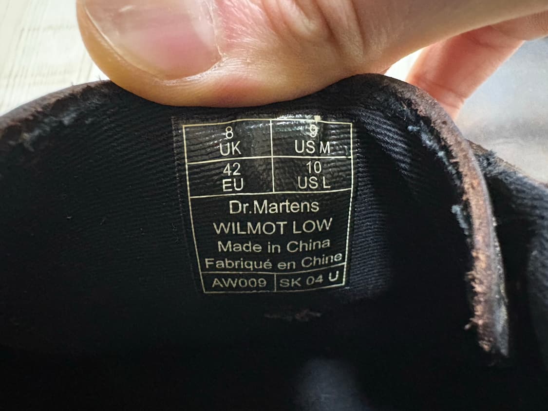 닥터마틴 wilmot 크레이지홀스 워커 270 상품이미지7