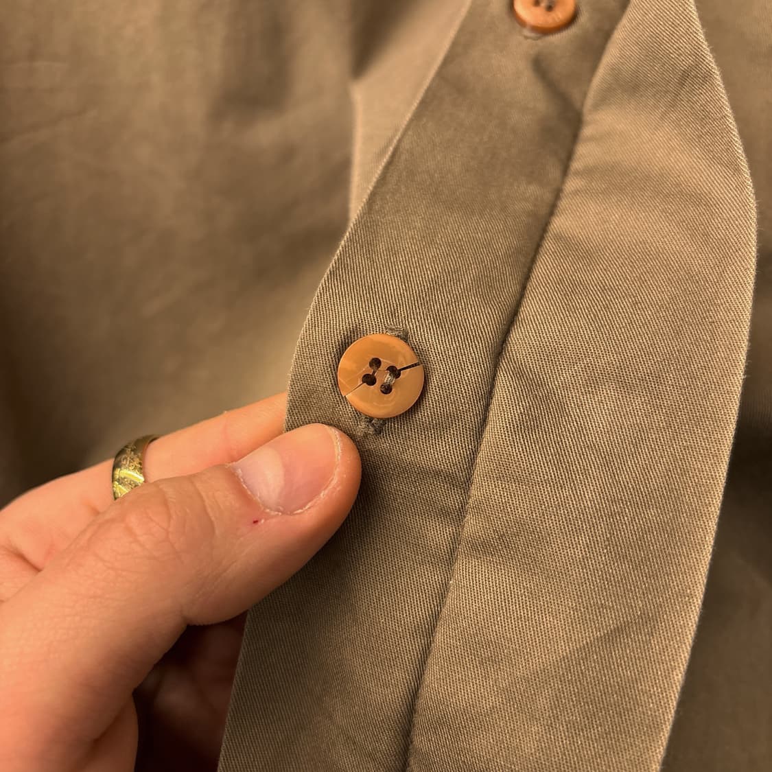 90s 할리데이비슨 러기드 이너포켓 코튼 워크셔츠 N963 상품이미지8