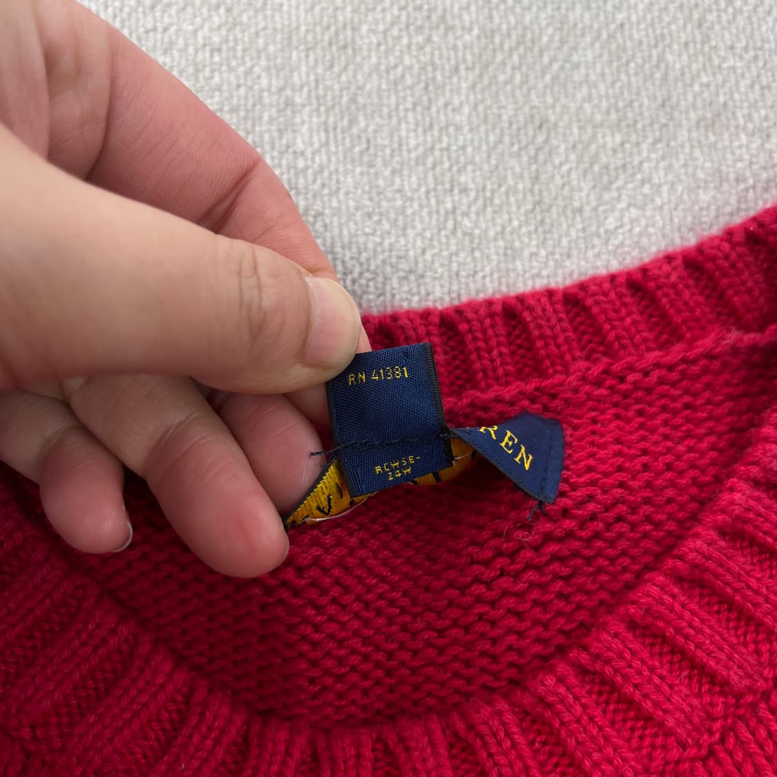 95 폴로랄프로렌 스트라이프 코튼 니트 상품이미지5