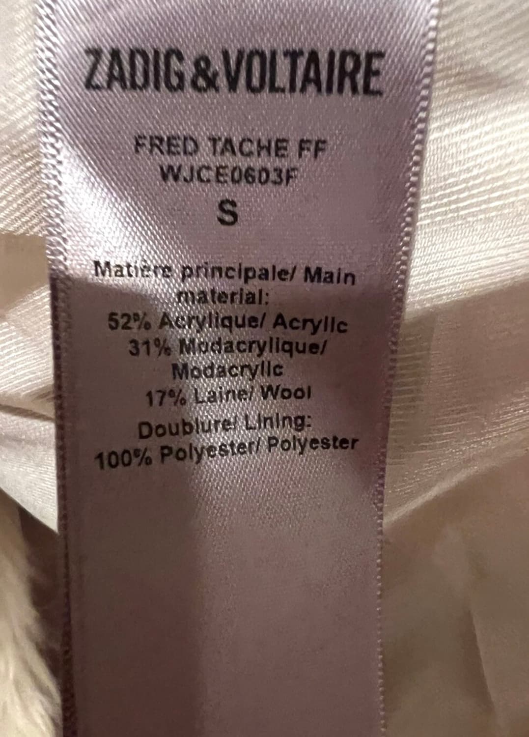 쟈딕앤볼테르 페이크 퍼 상품이미지5