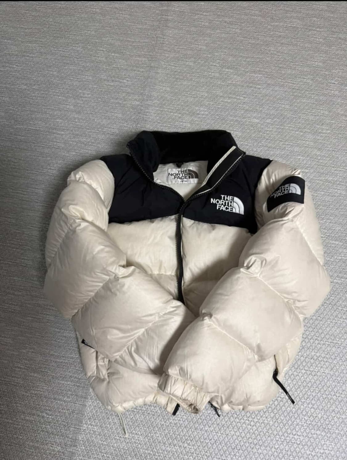 노스페이스 눕시 화이트 라벨 패딩 상품이미지1