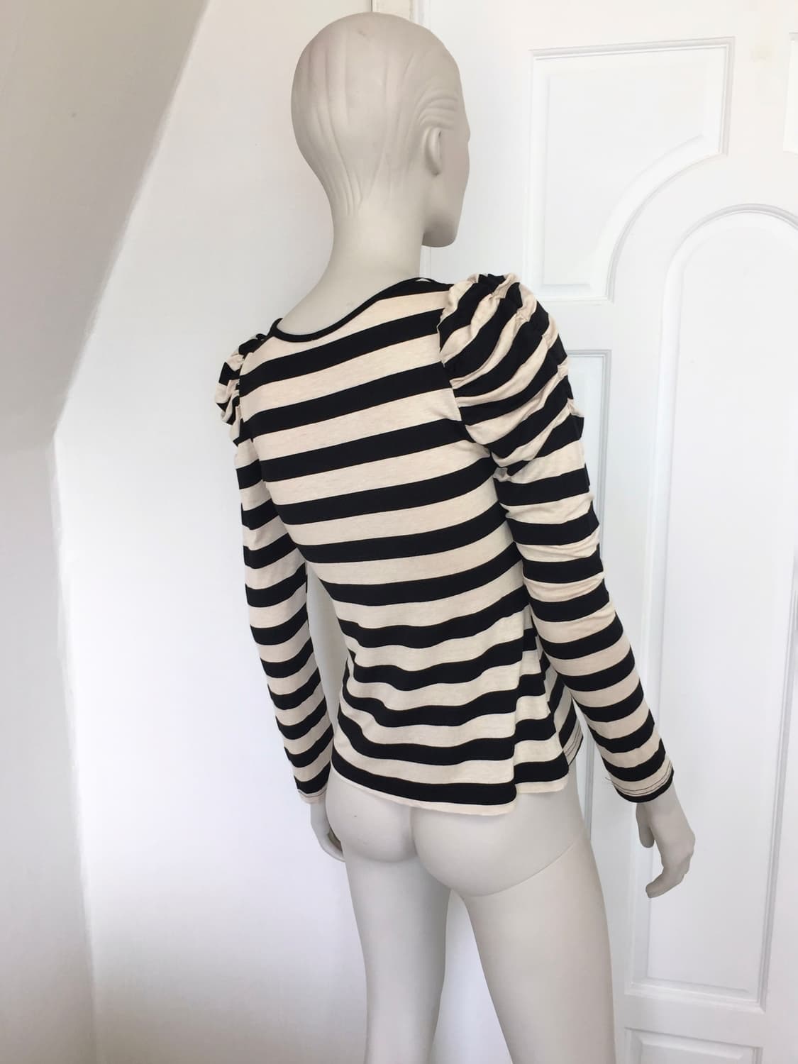 Stripes Shirring T-shirts 상품이미지4