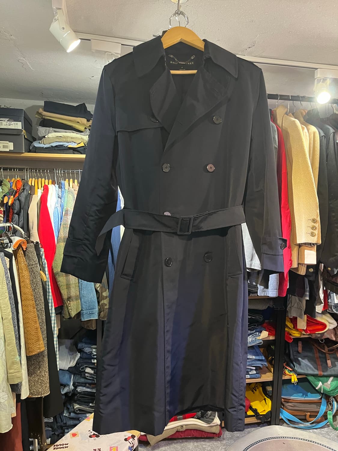 랄프로렌 여성 더블 트렌치코트 (사이즈 4) 상품이미지1