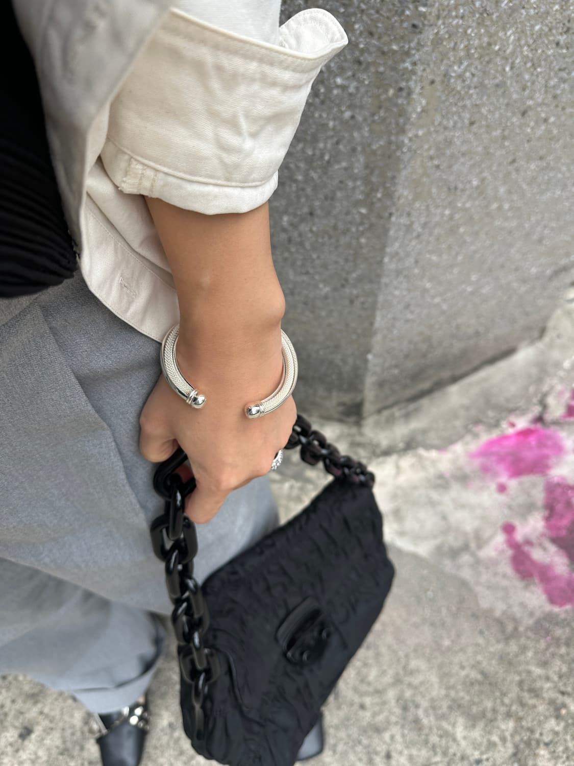 Atlas Weave 925Silver Bangle 상품이미지5