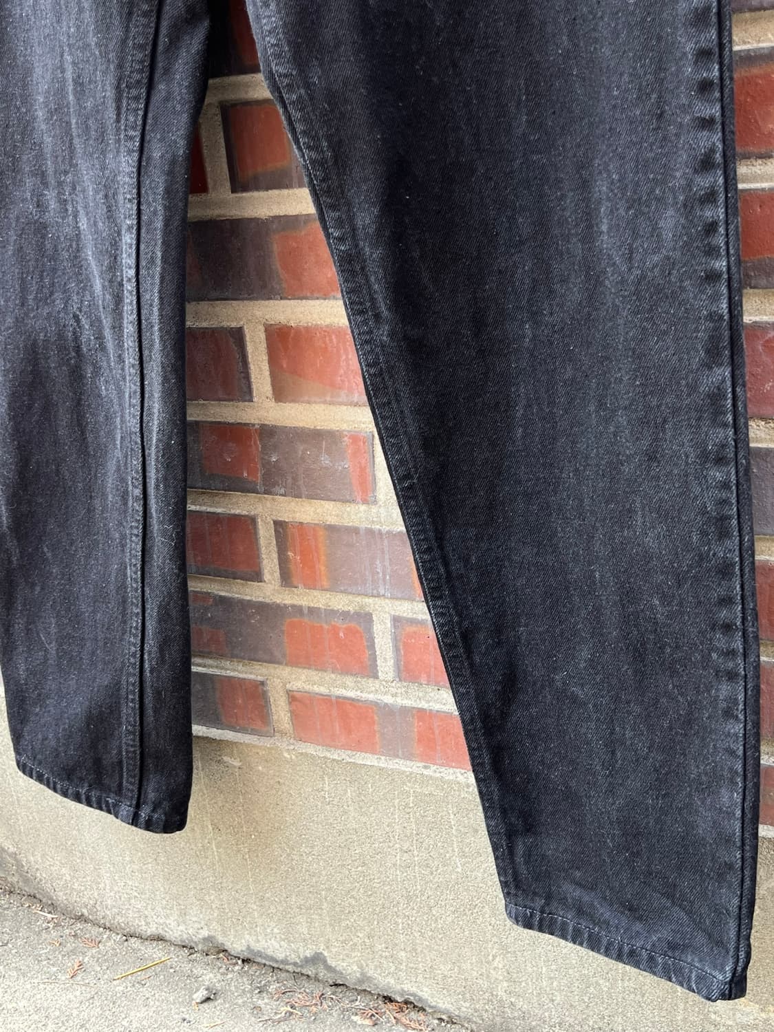 90's [34x32] 리바이스 550 오렌지탭 블랙 데님 팬츠 상품이미지5
