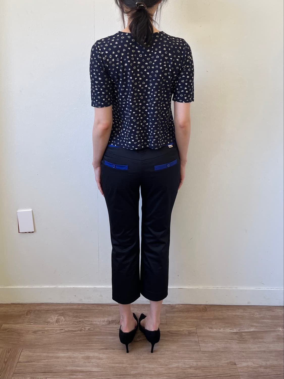 SONIA RYKIEL 컬르블럭 카프리 팬츠 상품이미지10