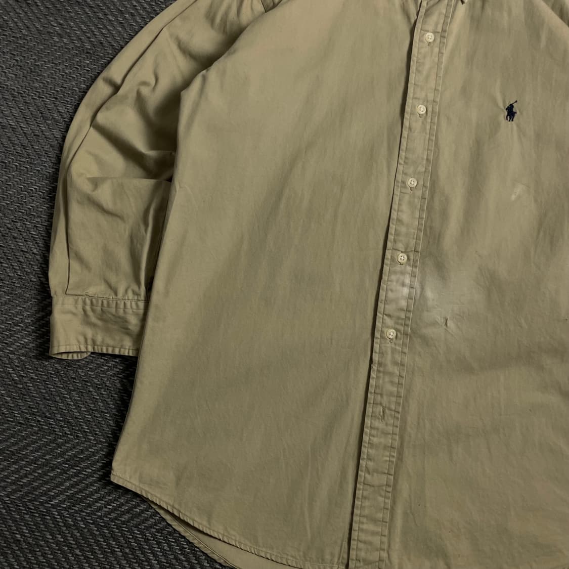 폴로 랄프로렌 포니 로고 옥스포드 셔츠 베이지y 3996 상품이미지4