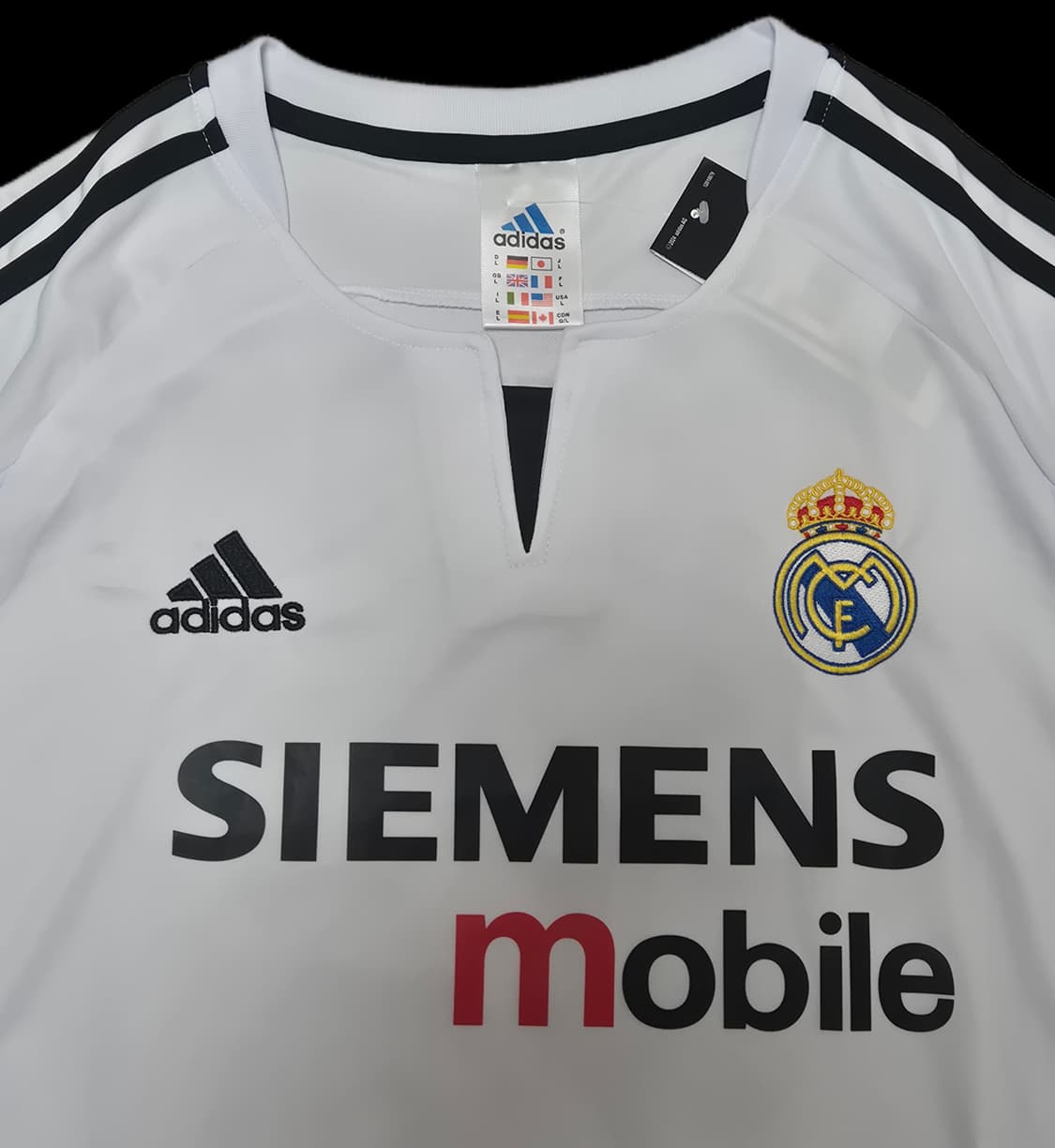 03-04 레알마드리드 홈킷 베컴 반팔유니폼 L사이즈 상품이미지4