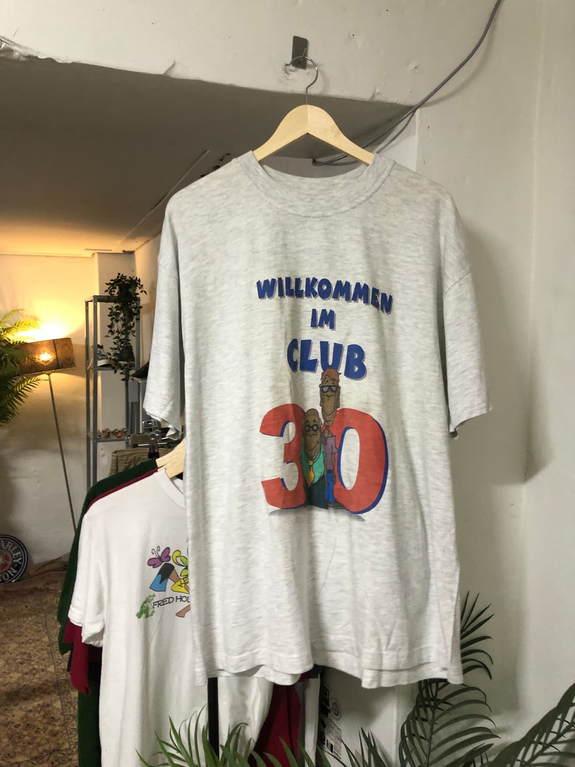 Hanes Willkommen 화이트 반팔티 상품이미지1