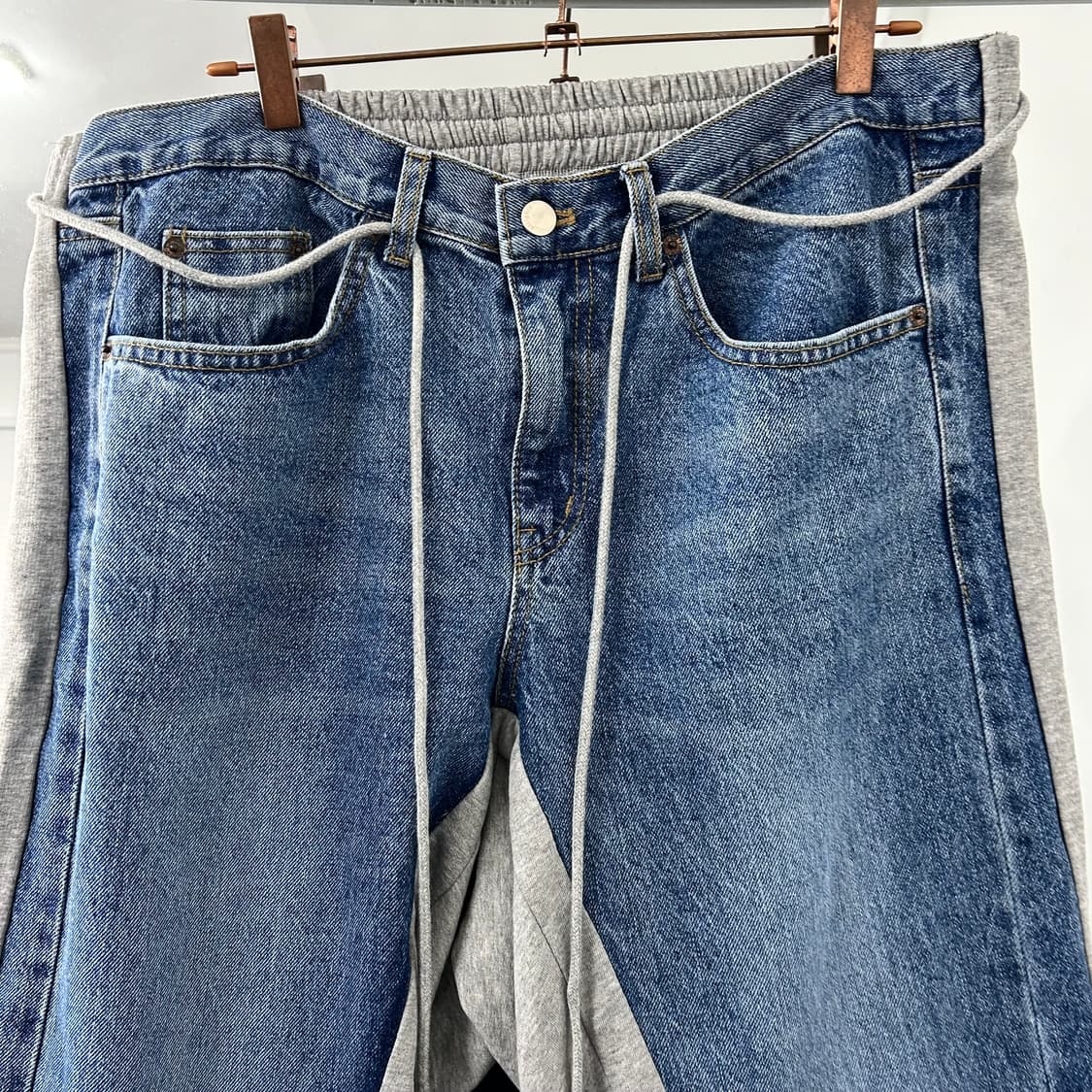 블레스 커스텀 데님 트랙 팬츠 상품이미지6