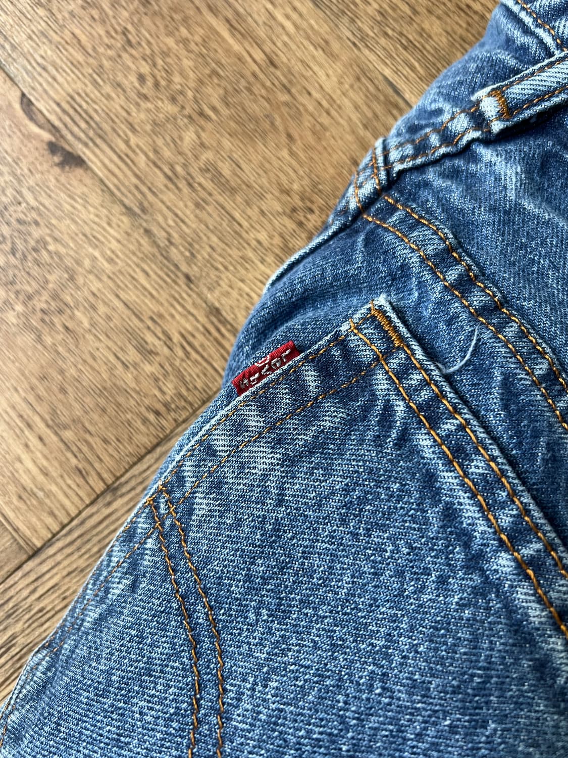 [32]리바이스 517 빈티지 워싱 플레어핏 데님 팬츠 상품이미지6