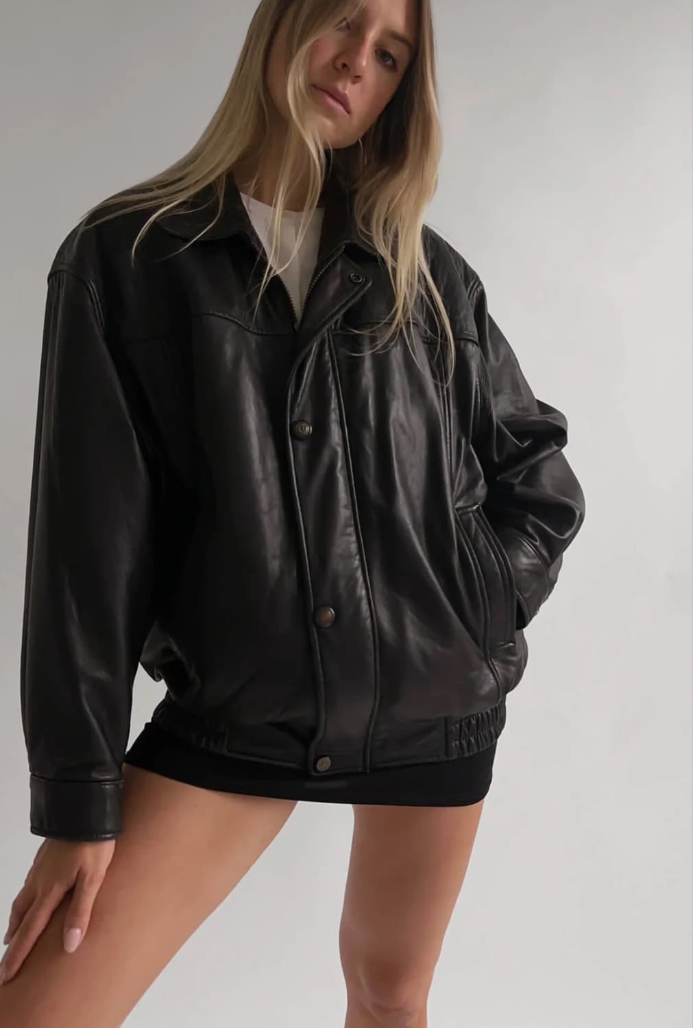 빈티지 레더자켓 상품이미지3