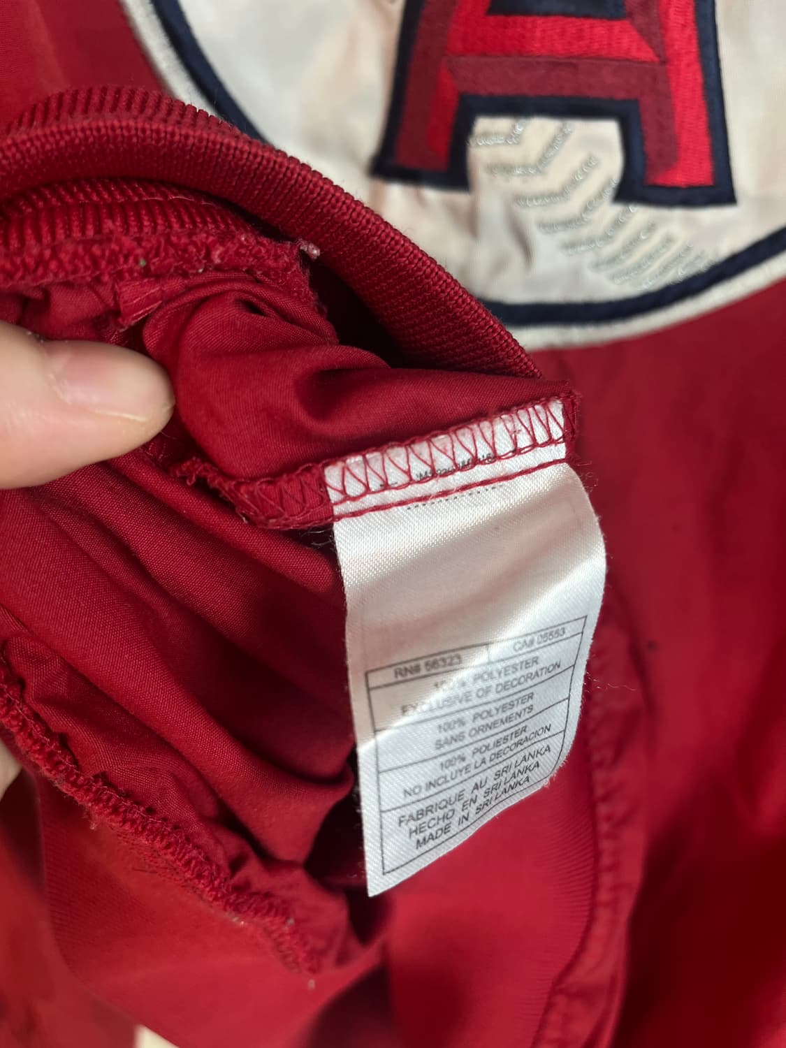 [2XL] 00s 나이키 올드 LA에인절스 바람막이 웜업  상품이미지6