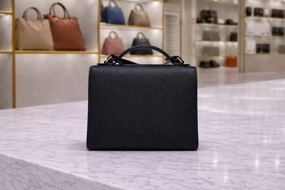 [A급] 프라다 모노크롬 사피아노 크로스백 블랙 판매합니다!!! 상품이미지2