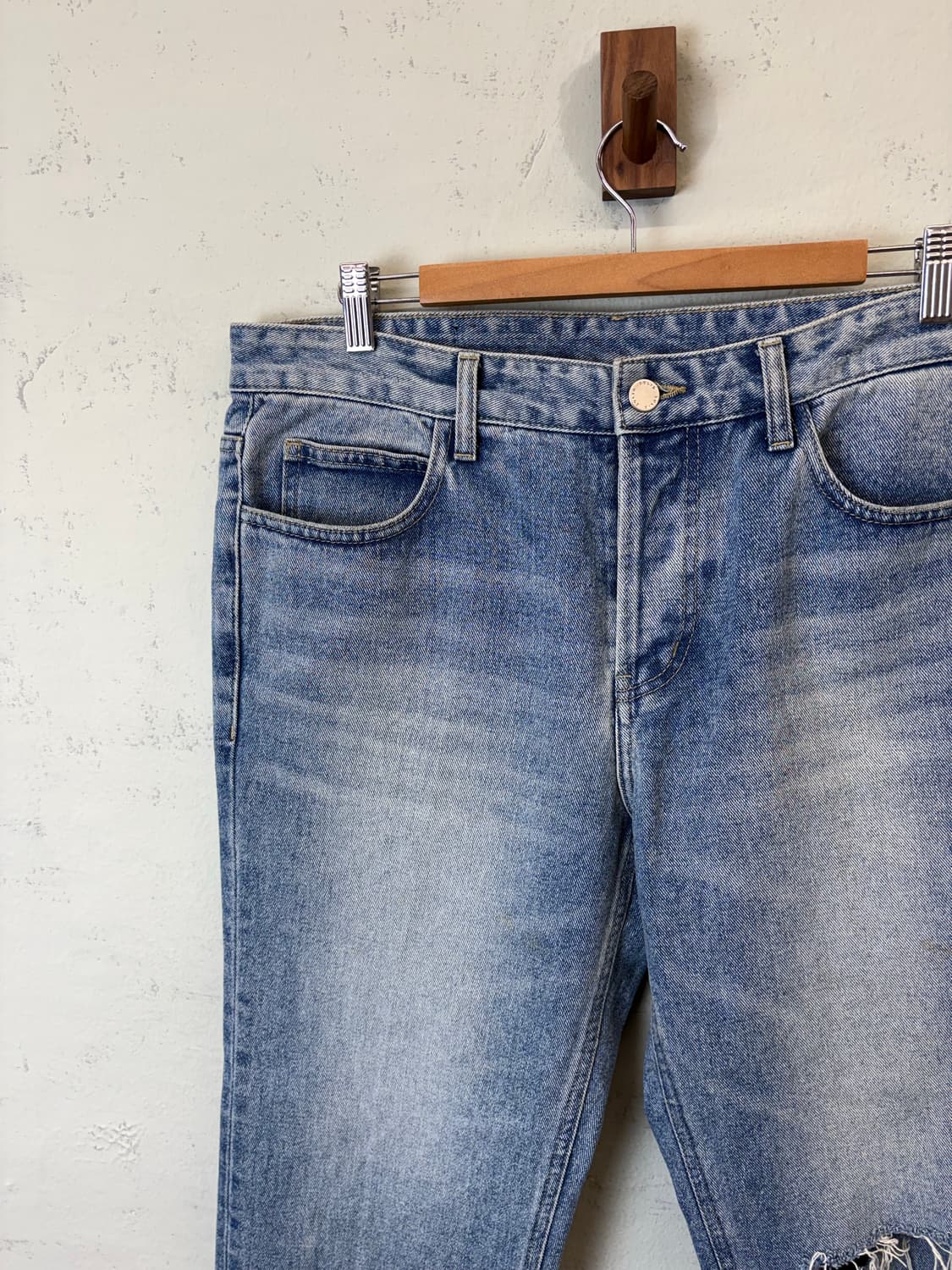 솔리드옴므 디스트레드 데님팬츠 상품이미지4