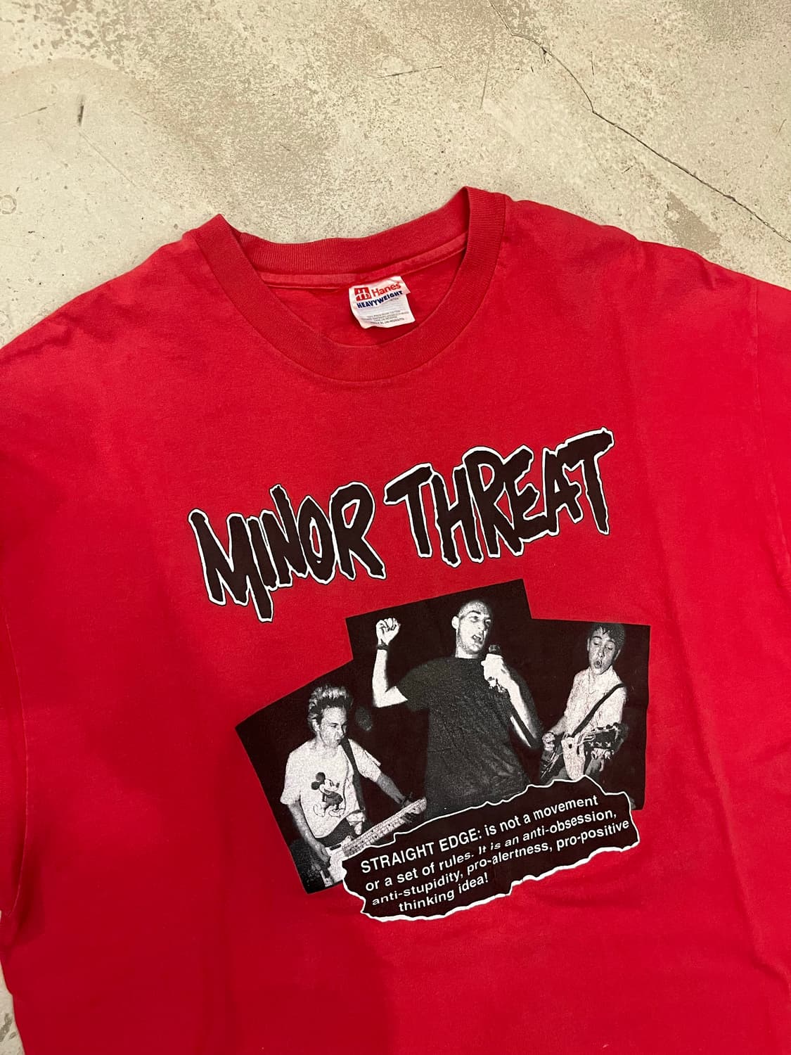 빈티지 00s  Hanes Minor Threat 상품이미지2