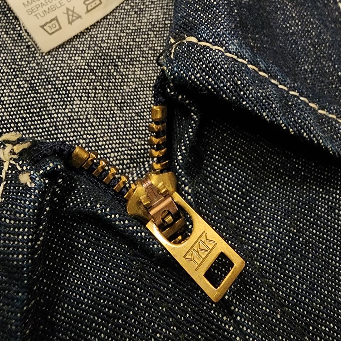 80s 오리지날 F.O.B WORK 91-B 데님자켓 상품이미지5