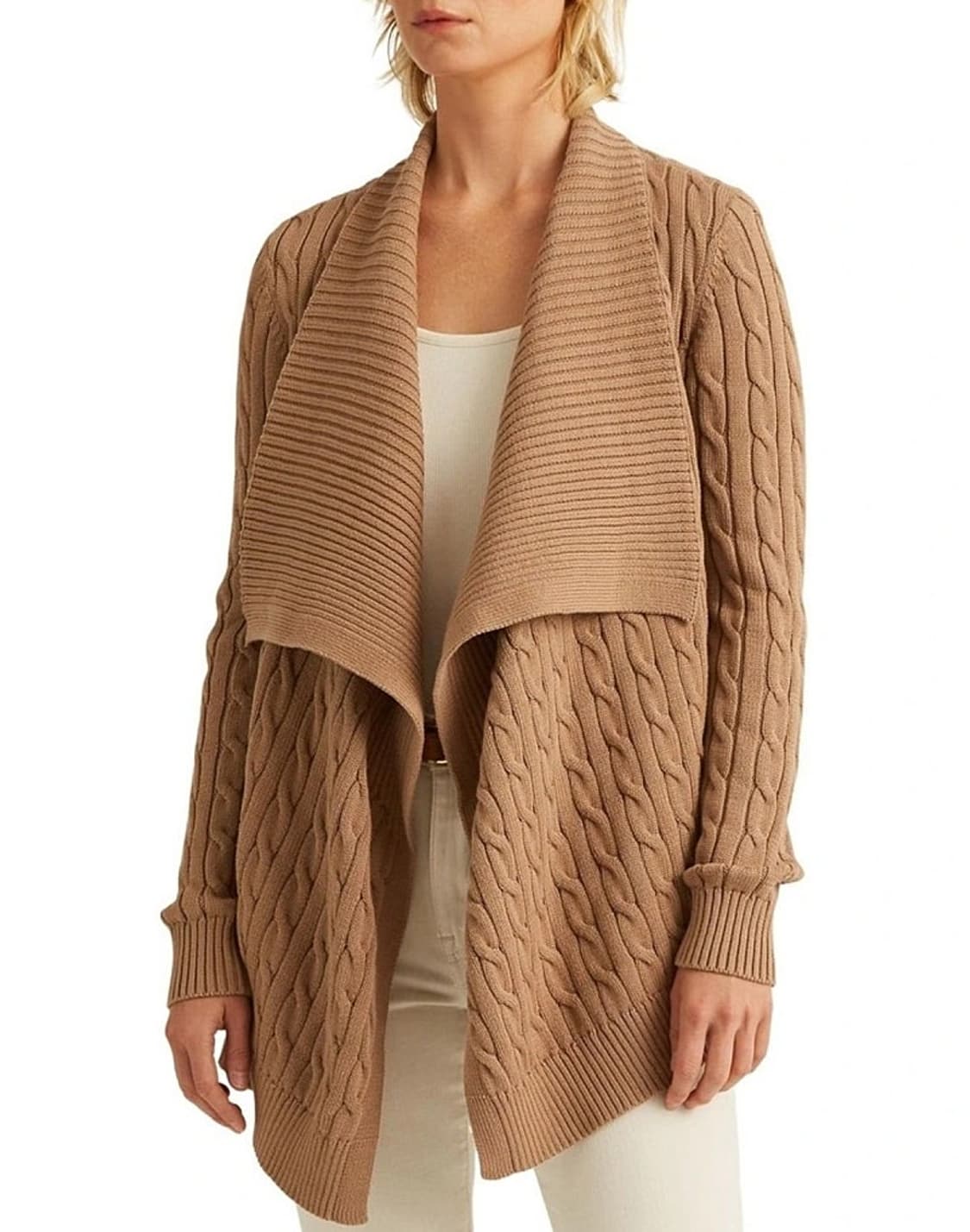 여) 랄프로렌 논버튼 케이블 가디건  상품이미지9