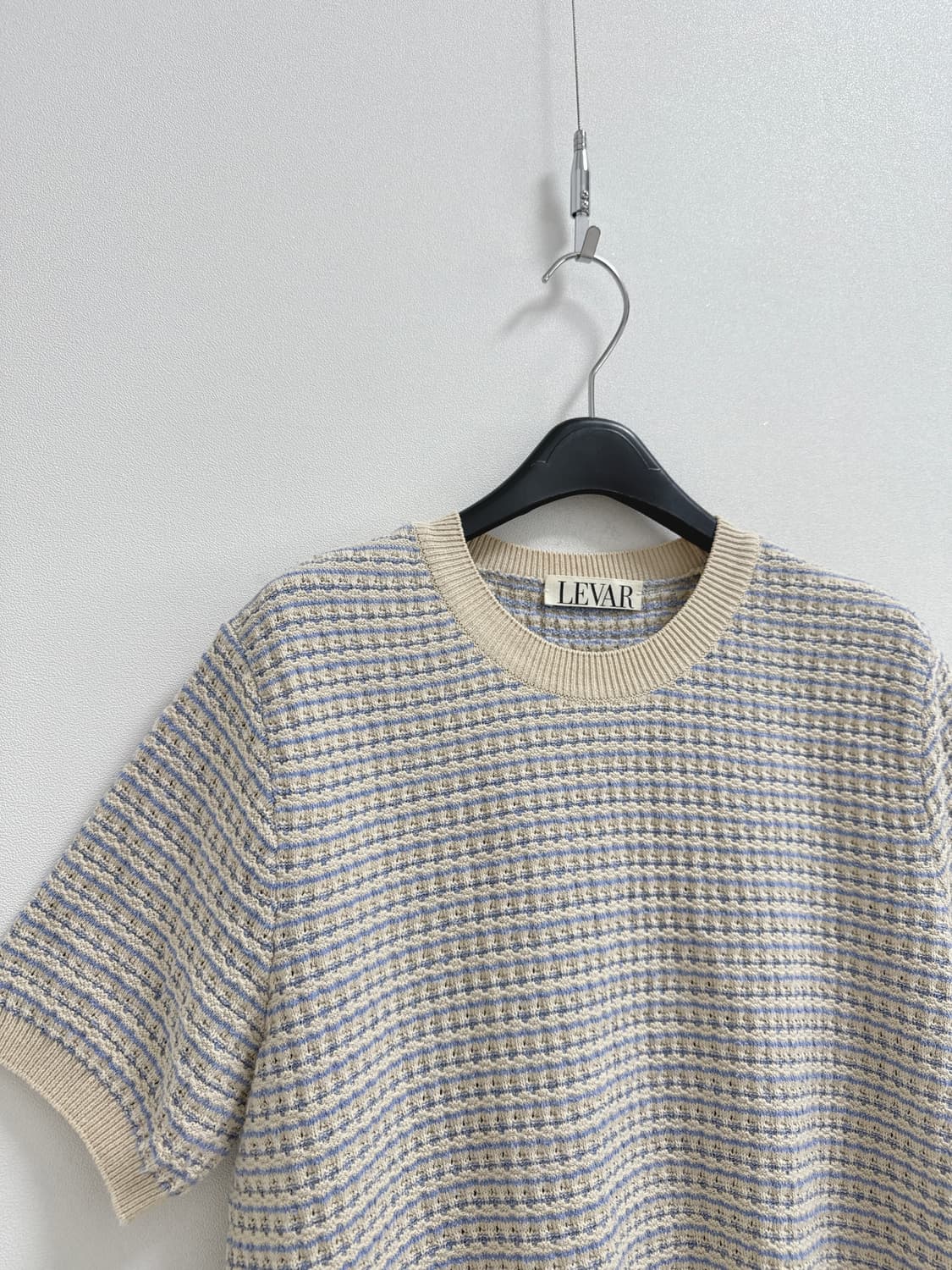 르바 코튼 부클 반팔 니트 상품이미지3