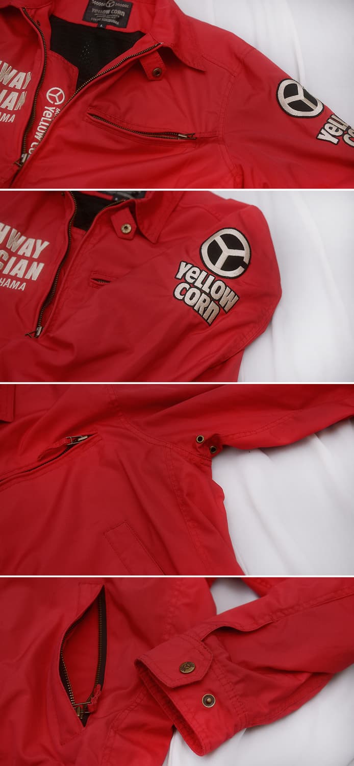 엘로우콘+슬레지 해머 봄.여름용 레이싱 라이더 숏자켓 (L / 100+) 상품이미지8