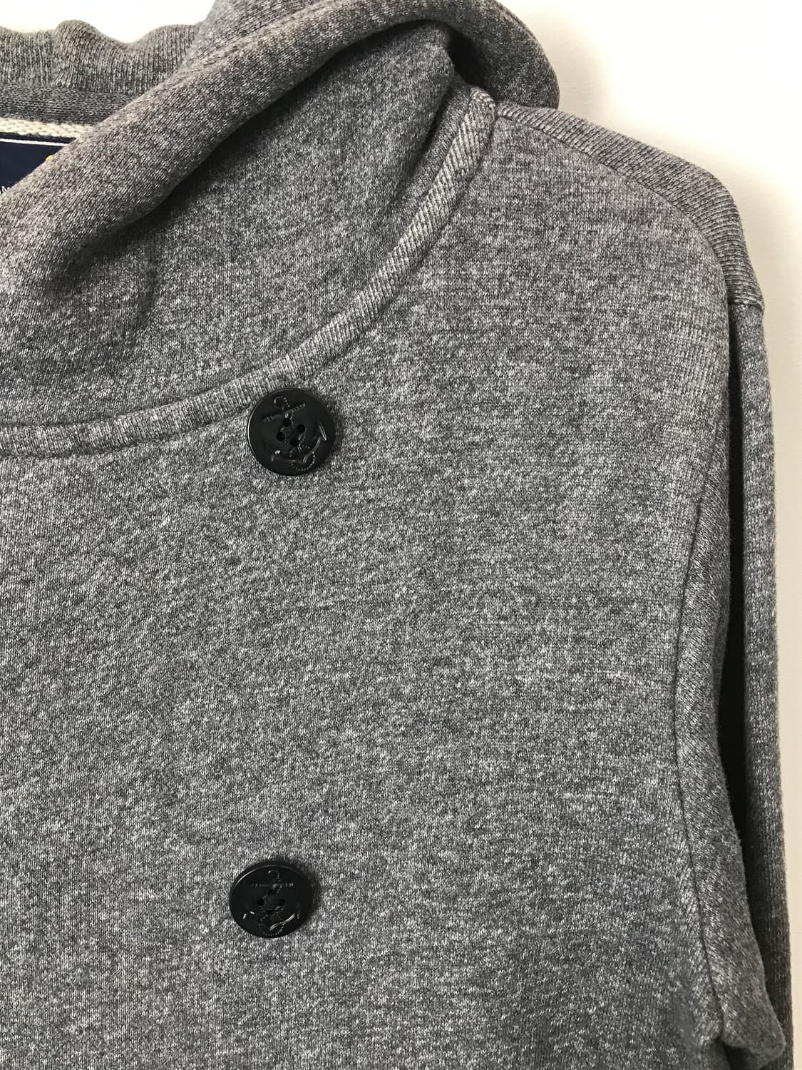 Beams Grey Double-Breasted Hooded Jacket 상품이미지6