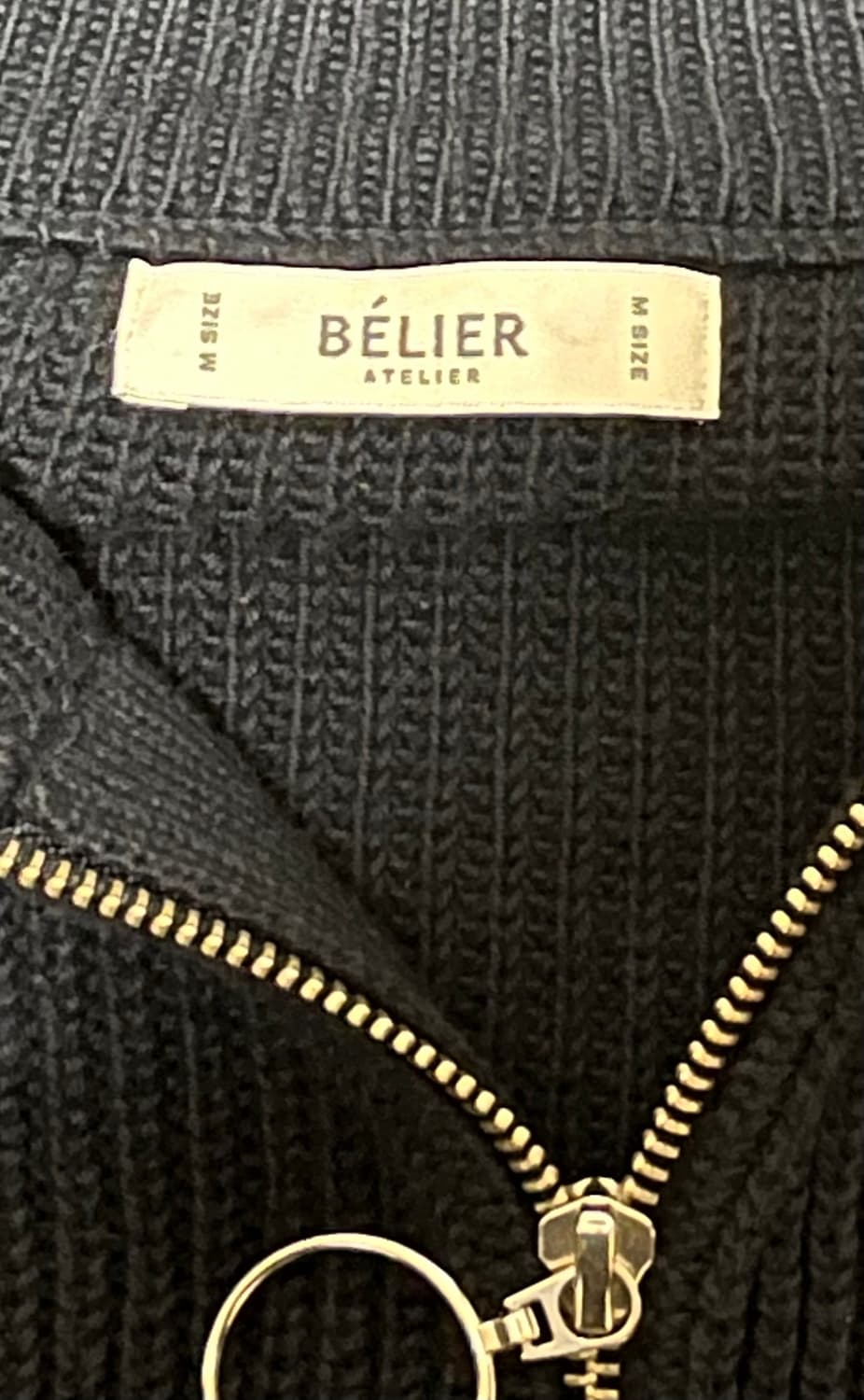 벨리에 Atelier 니트 집업 M 상품이미지2