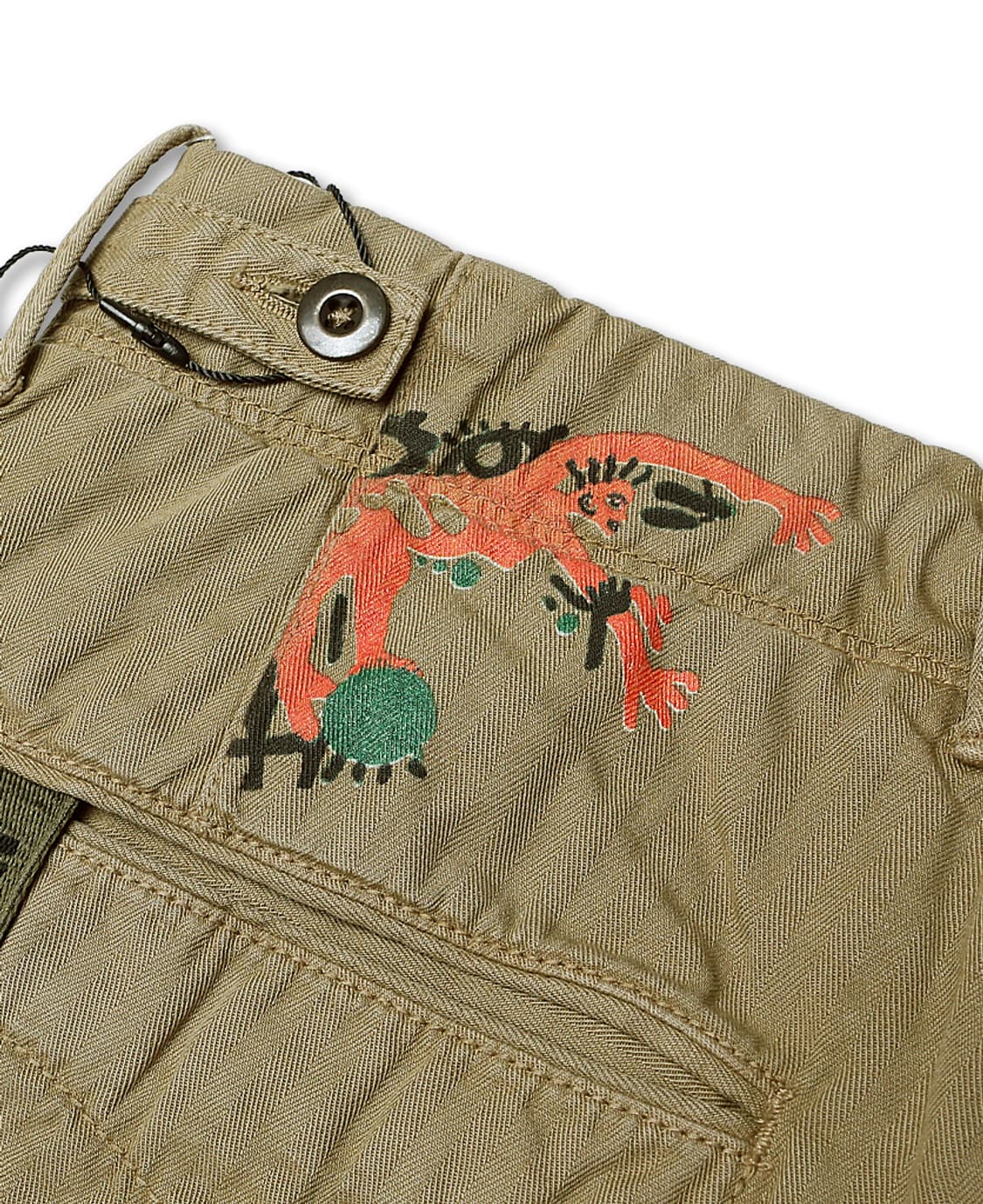 인코텍스 [Incotex] 레드 코튼 린넨 카키 테이퍼드 이태리 팬츠31 상품이미지7