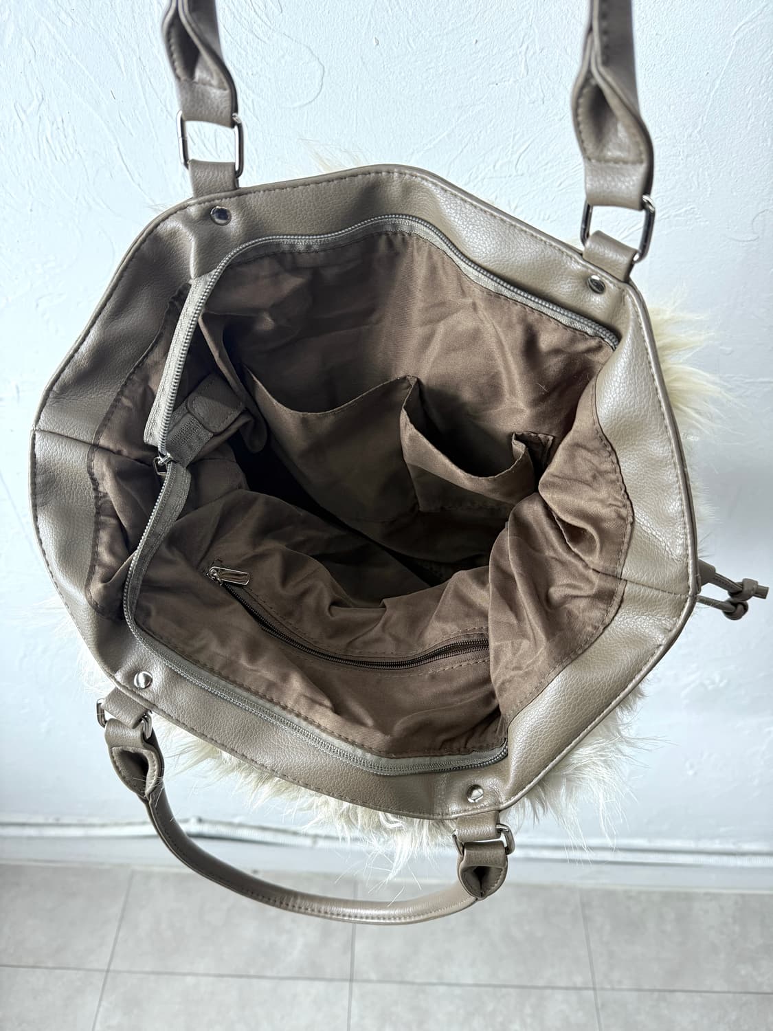 JPN 퍼 숄더백 상품이미지4