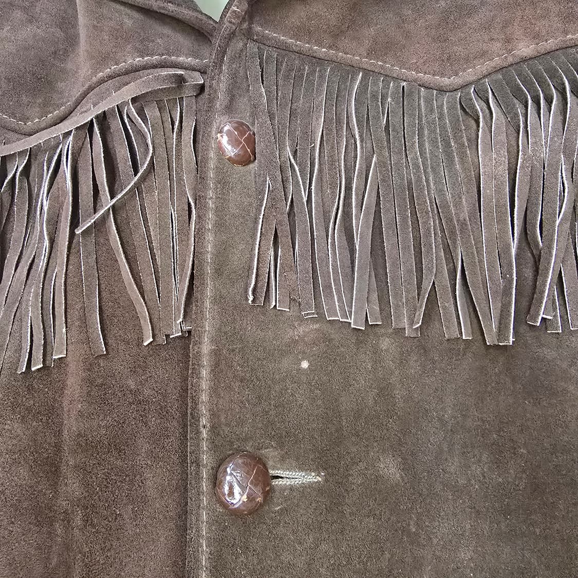 70s 빈티지 스웨이드 웨스턴 테슬자켓 프린지 상품이미지3