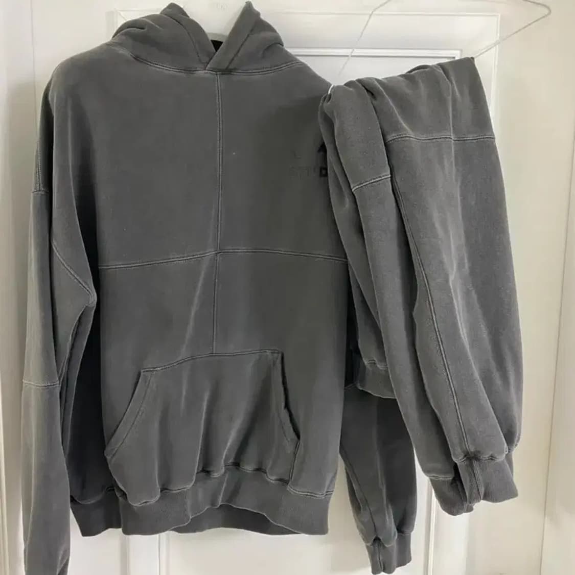 아이앱 후드팬츠 피그먼트셋압 xl 상품이미지1