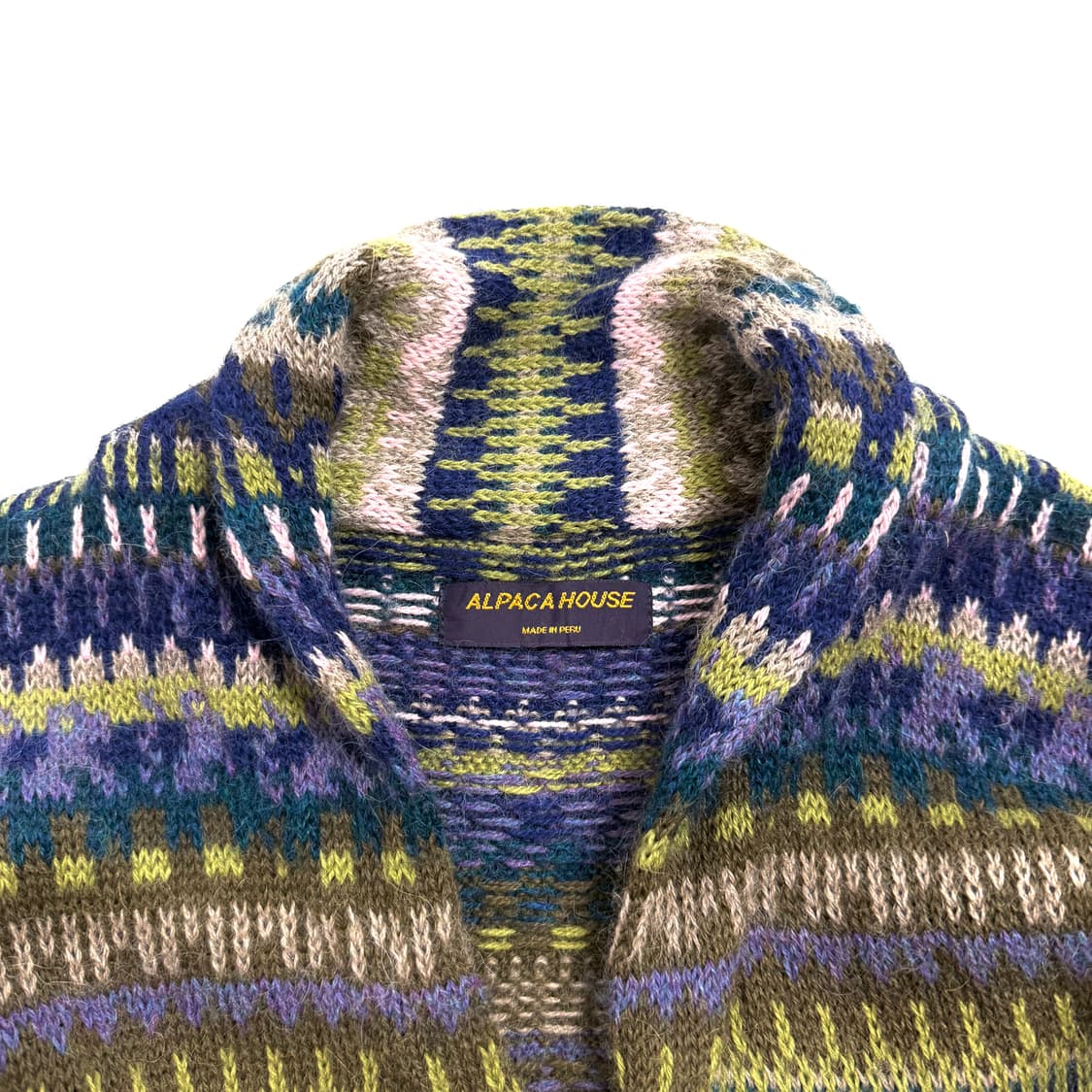 알파카 하우스 울 니트 가디건 (Made in Peru) 상품이미지3