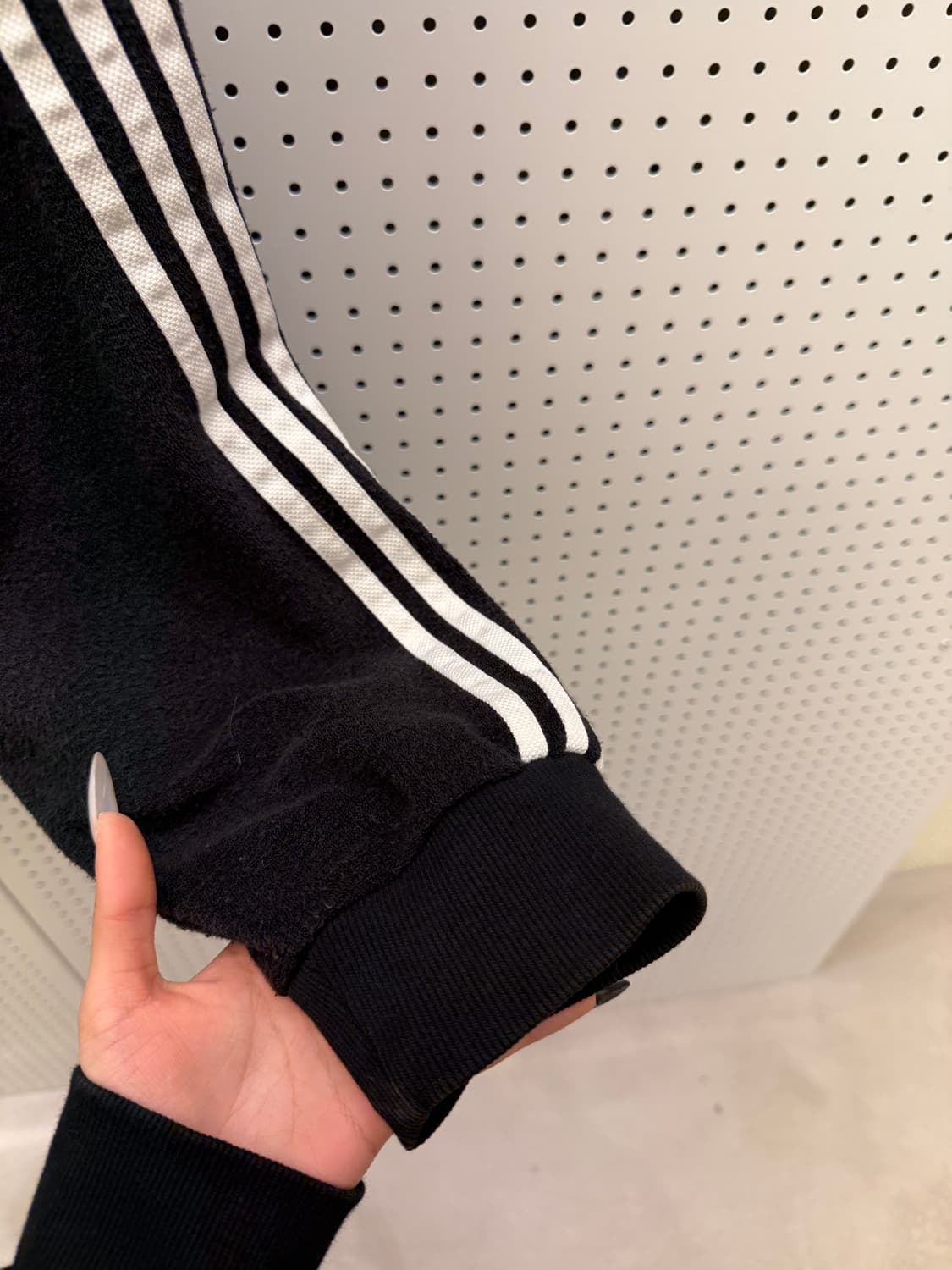 아디다스 부클 박시핏 블랙 트랙 자켓 U924 상품이미지4