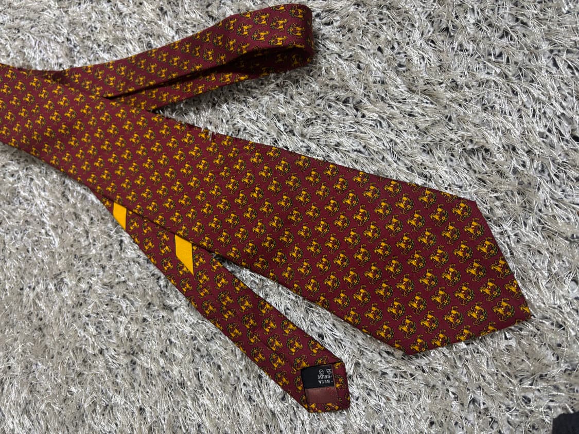 이태리제 페라가모 실크 넥타이 상품이미지2