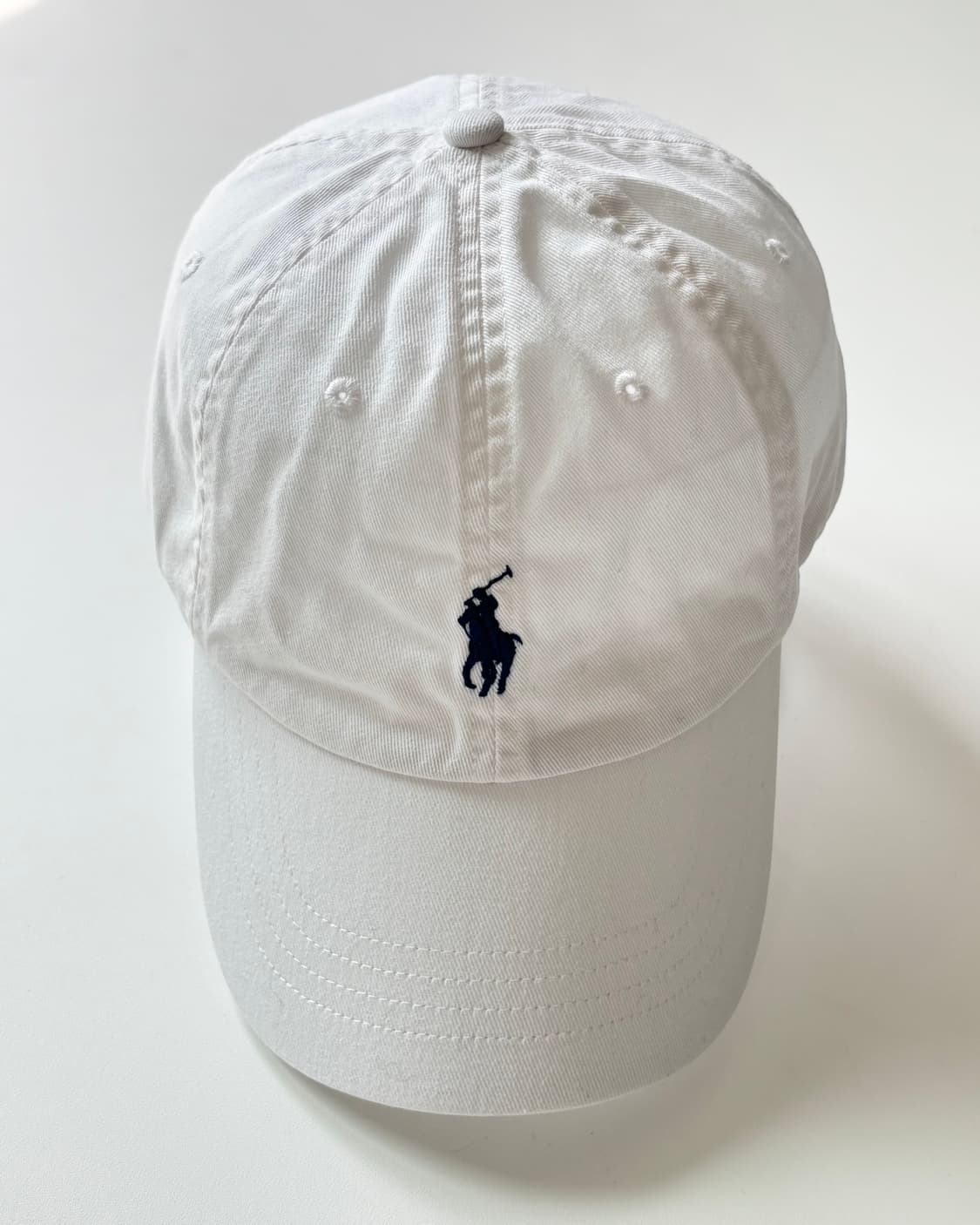 Polo 폴로 랄프로렌 QR라벨 화이트 치노 볼캡  상품이미지6