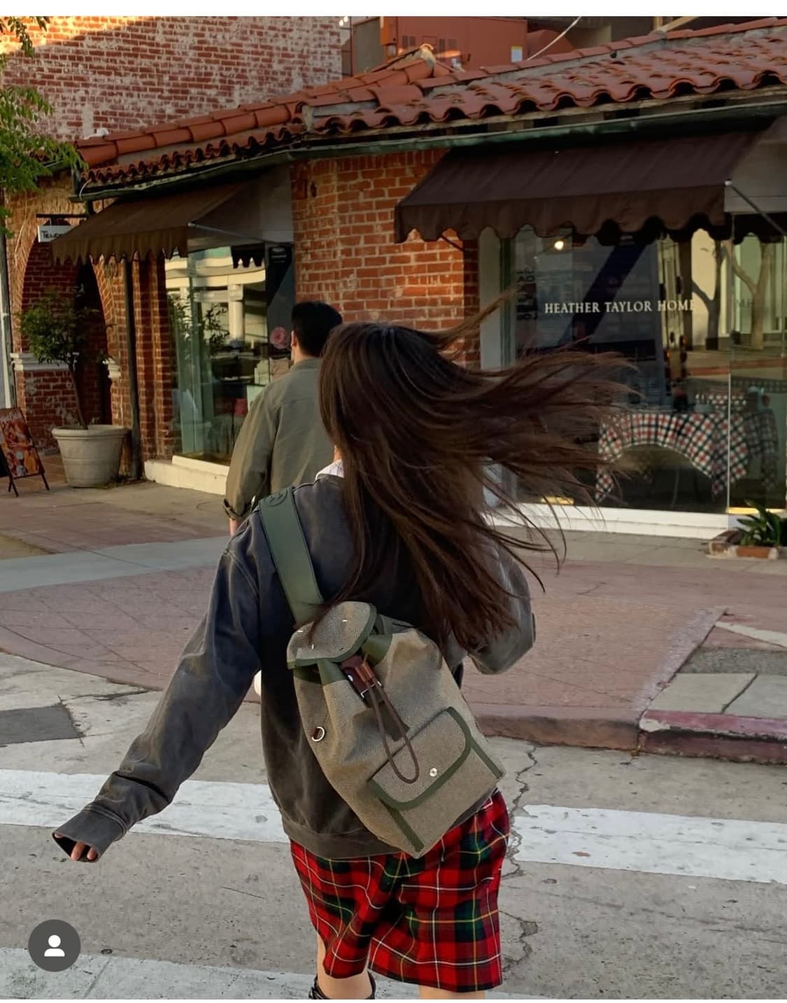 메종 마르지엘라 그린 캔버스 백팩  상품이미지4