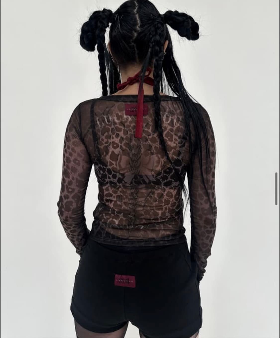 Skoot 매쉬 슬리브 브라운 상품이미지2