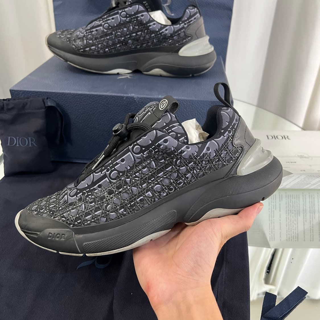 [270/풀구성] 디올 오블리크 b24 까나쥬 스니커즈  상품이미지3