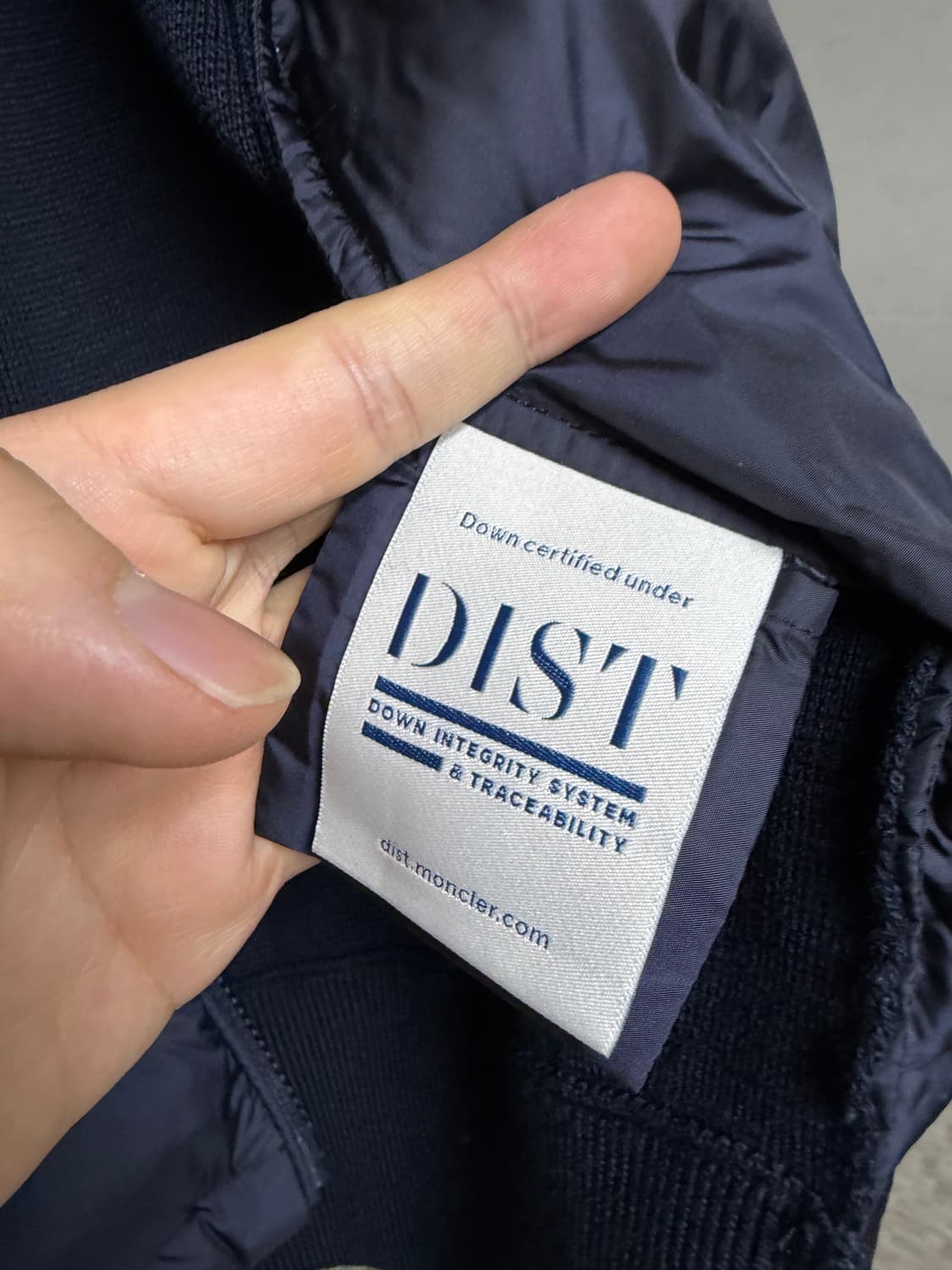 [M] 몽클레어 니트패딩 네이비 상품이미지5