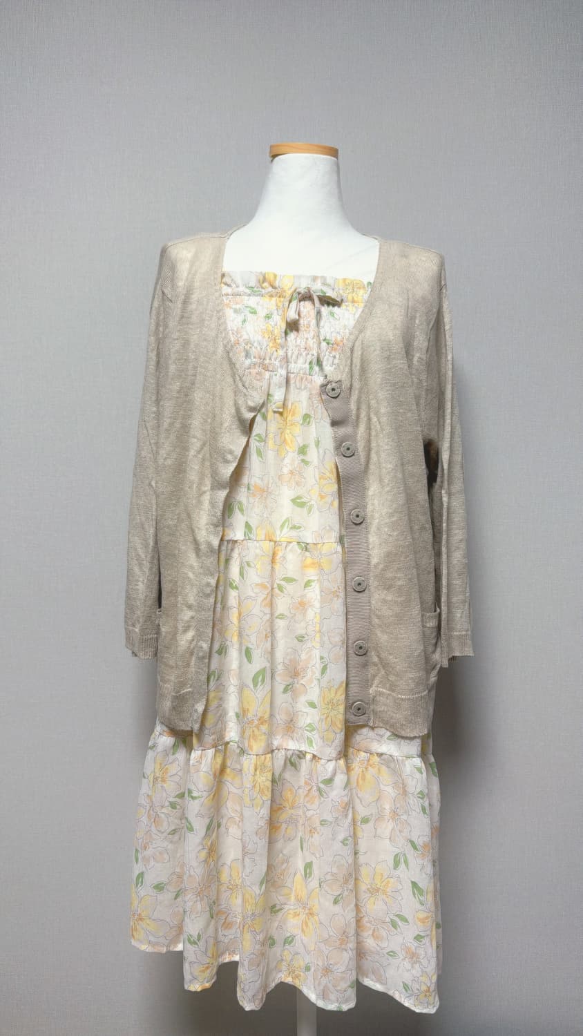 일본 빈티지 모리걸 잔꽃 원피스 상품이미지2