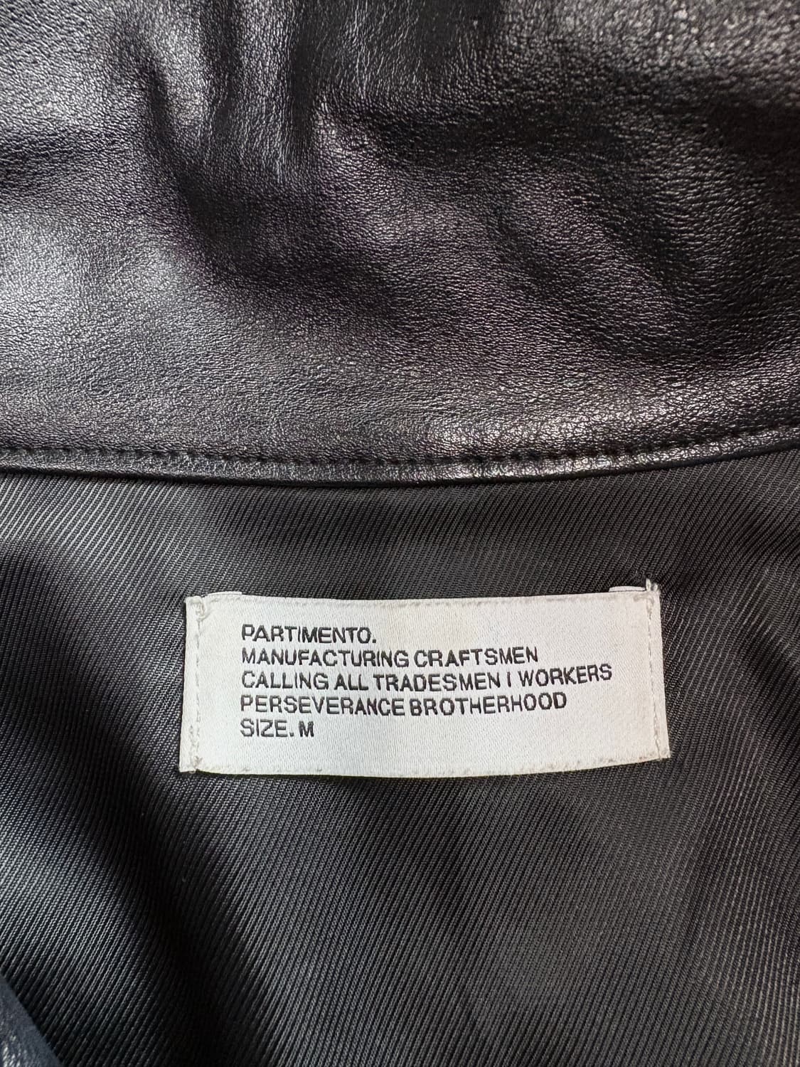 파르티멘토 비건 레더 필드 자켓 3351 상품이미지4