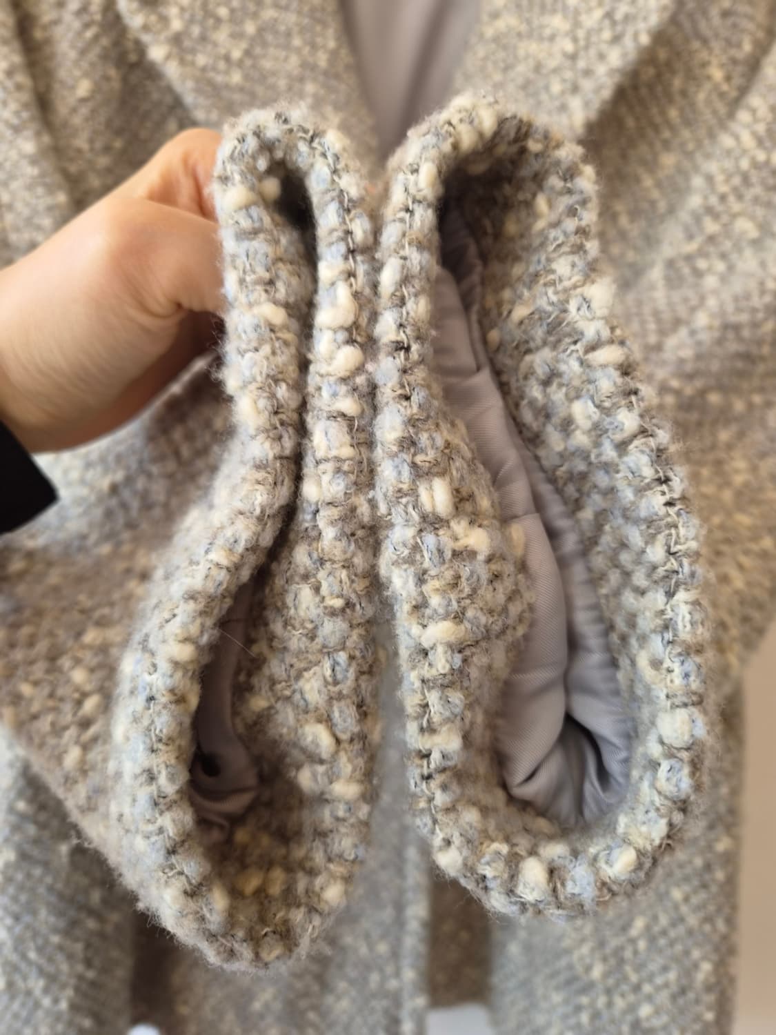 타임 여성 부클울코트 82-94-160사이즈 상품이미지5