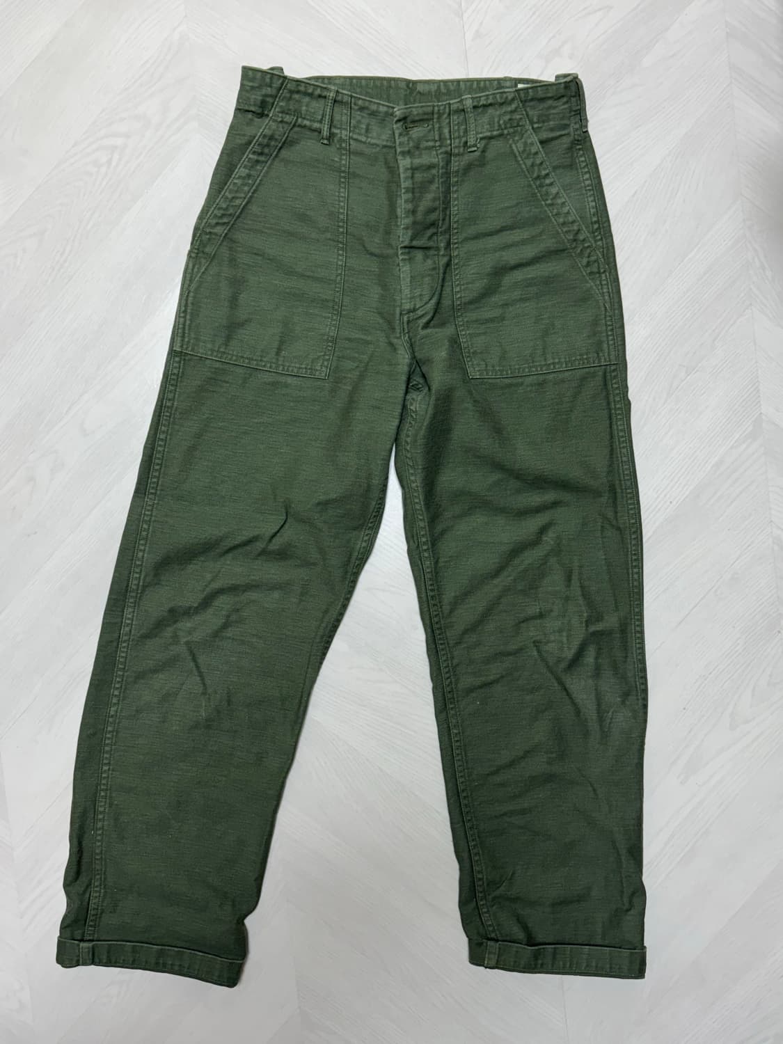 Orslow 오어슬로우 오리지널 레귤러 퍼티그팬츠 2 size  상품이미지1