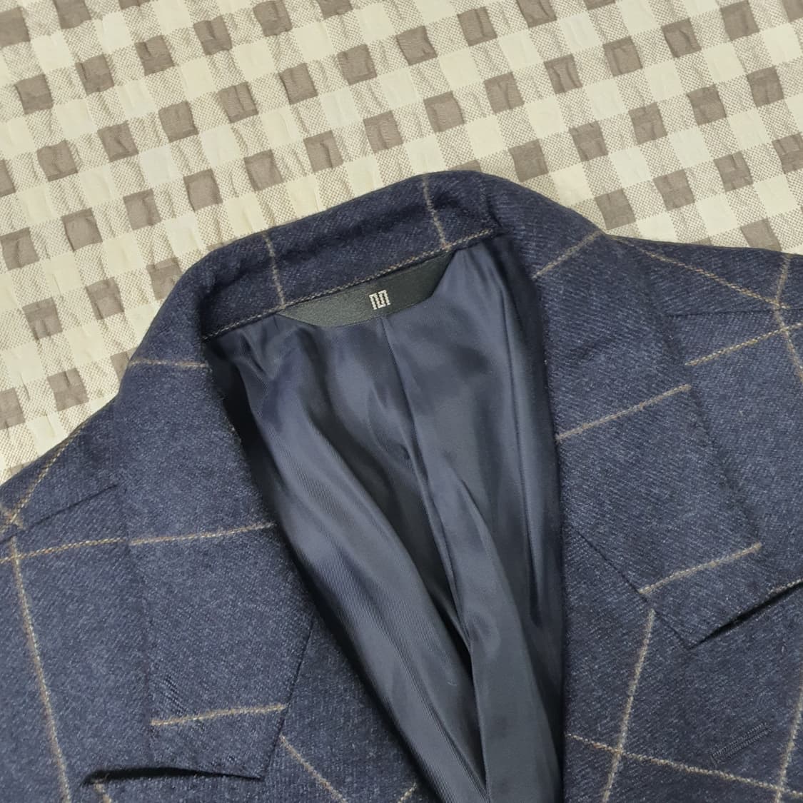 마에스트로 울100 더블버튼 블레이저 자켓 남자95 상품이미지2