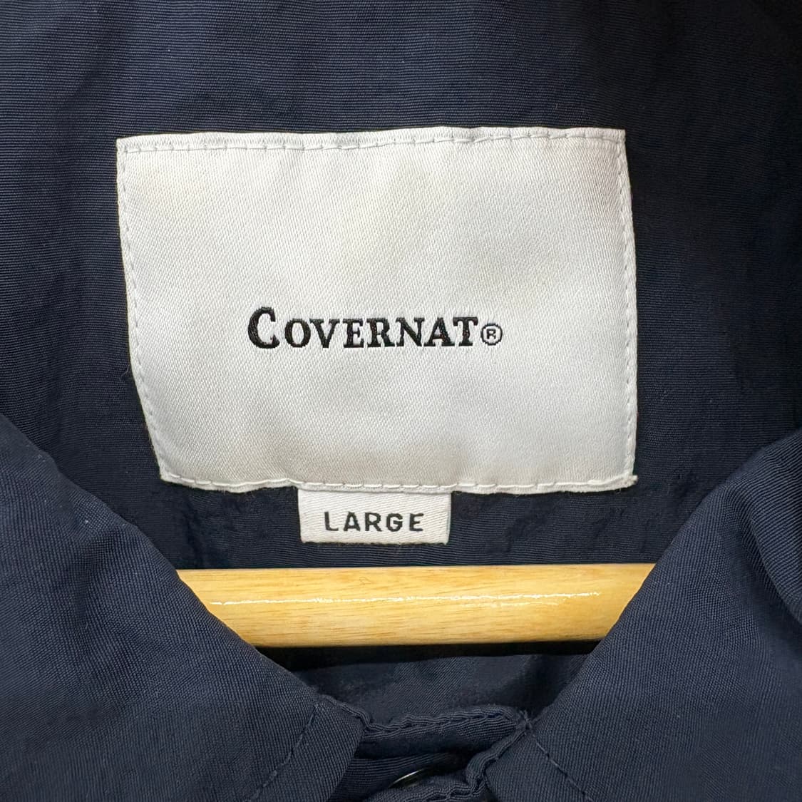 커버낫 네이비 바시티 자켓 L 상품이미지4