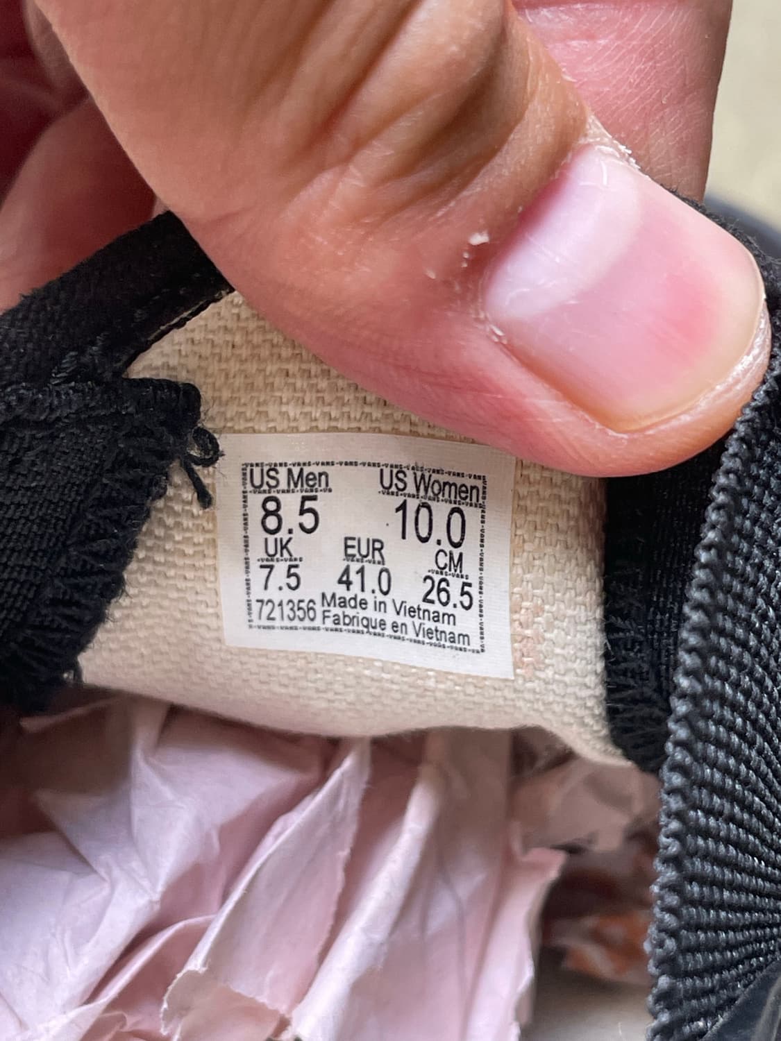 Vans 슬립온 블랙 265 상품이미지8