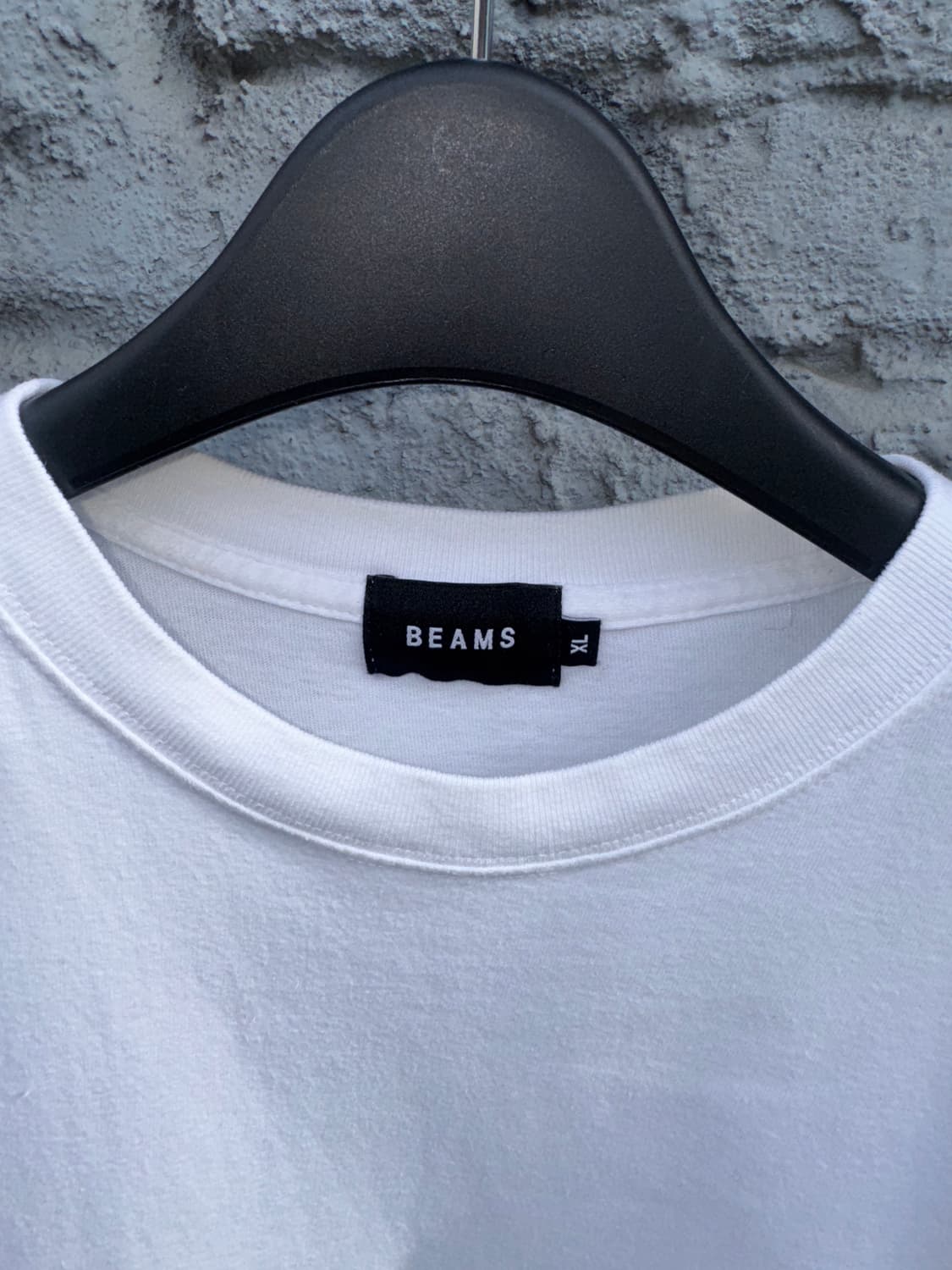 BEAMS 빔즈 오렌지 로고 반팔티셔츠(XL) 상품이미지3