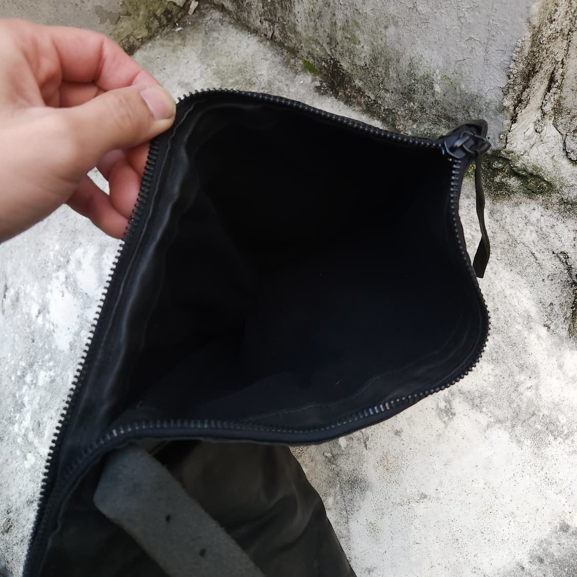 [OS] VTG heliotrope 다크 올리브 레더 남녀 코로스백 상품이미지7