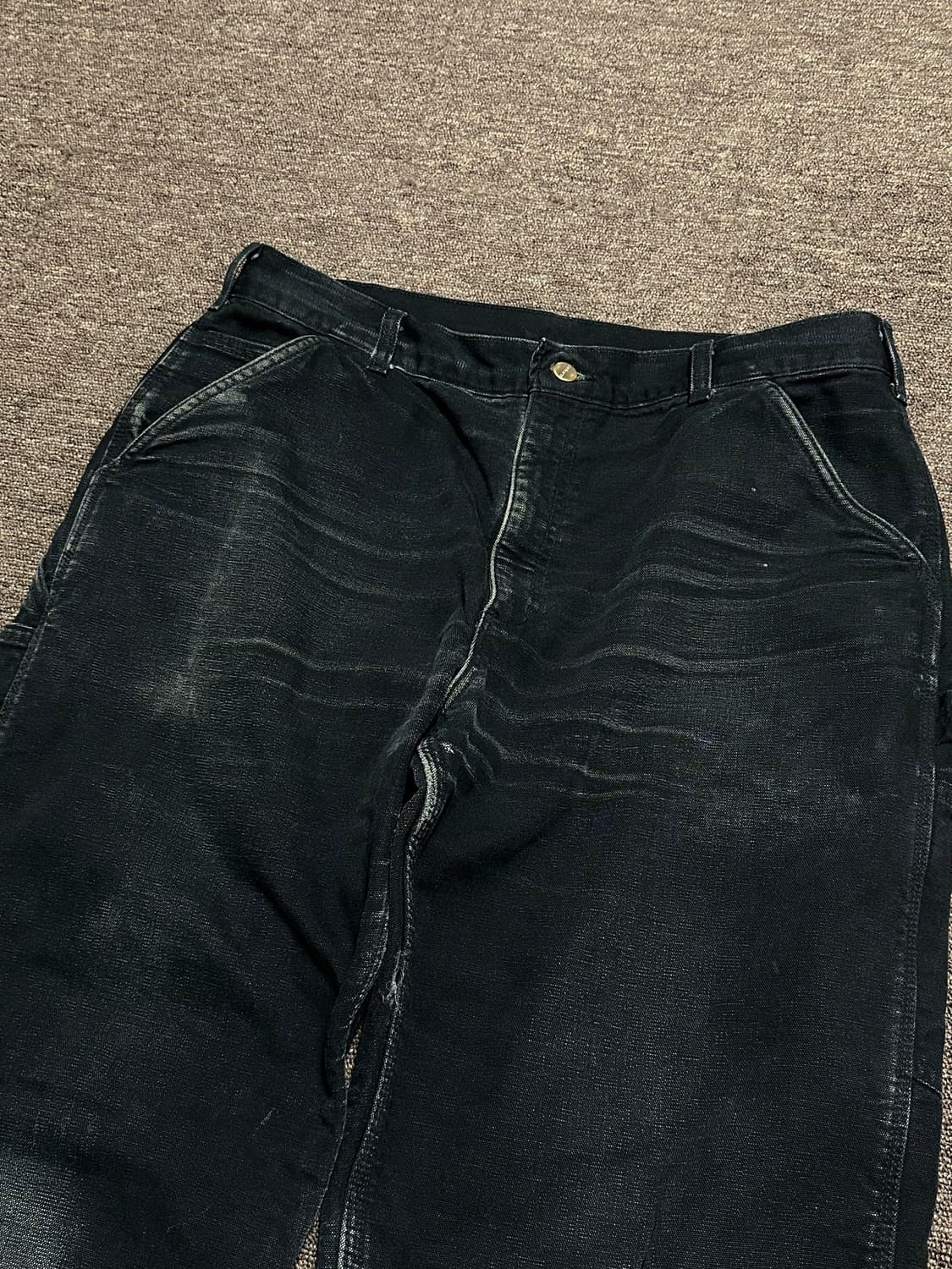 칼하트 싱글니 덕캔버스 워크팬츠 라이닝 36x32 상품이미지2