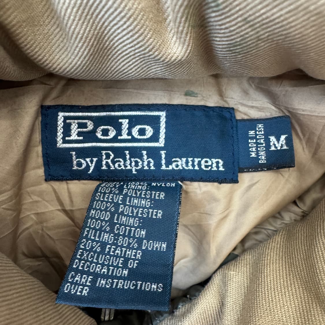 폴로 포니 카키 덕다운 푸퍼 패딩 상품이미지9