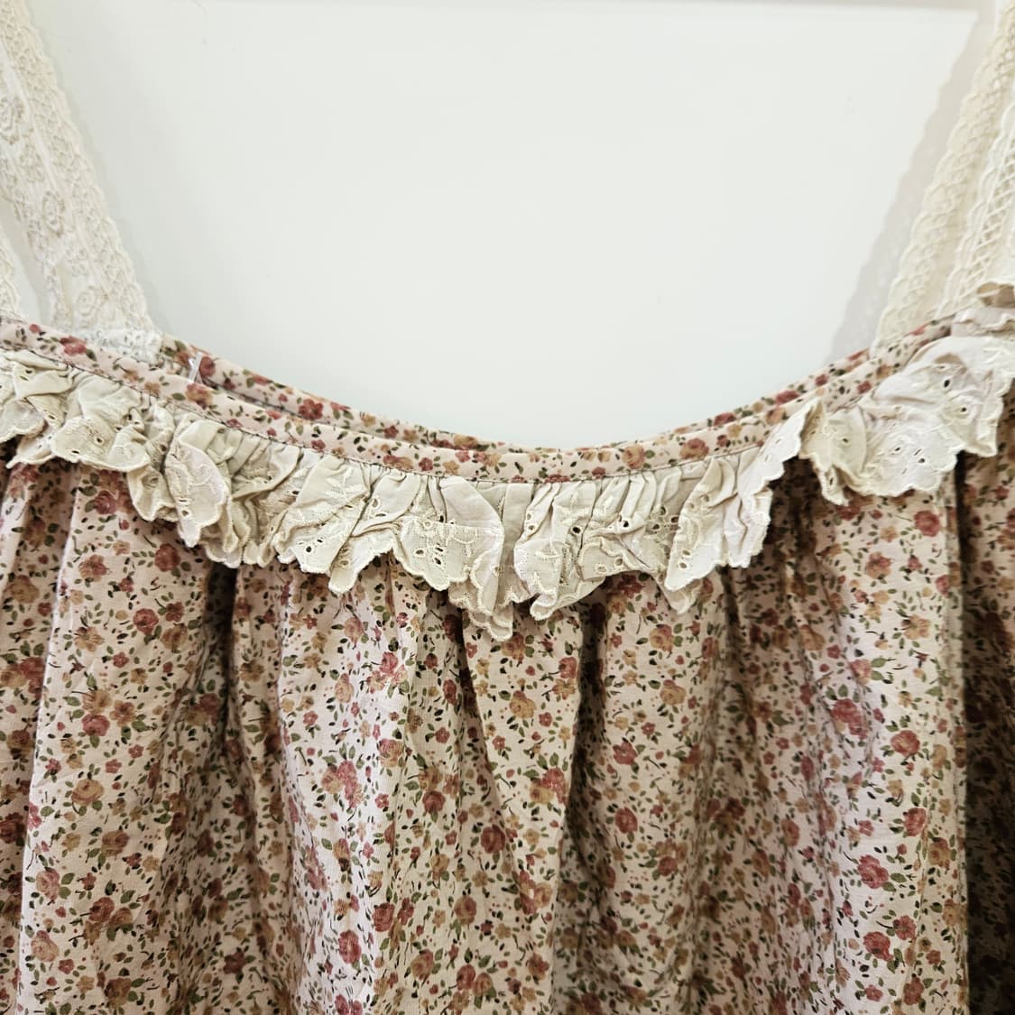 잔플라워 레이스 롱 원피스 상품이미지4